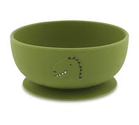 Bol En Silicone Avec Ventouse Mr Dino - Vert Vert