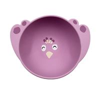 Bol en silicone avec ventouse mrs peacoc