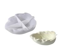 Bol en silicone en forme de feuille résistant aux hautes températures - Plateau à fruits - Plateau de rangement pour bijoux - Plateau en résine époxy