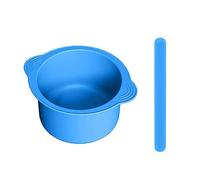 Bol en silicone pour chauffe-cire, gel de silice résistant à la chaleur, réutilisable, pot d'épilation à la cire, haricots chauffants, bol micro-ondes