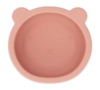 Bol en Silicone pour Enfants, éviter les Déversements Alimentaires de qualité Alimentaire pour Tout-petits en Forme d'ours en Forme de Dessin animé, Design adapté aux Enfants,