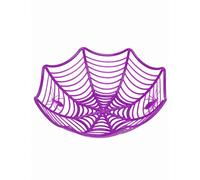 Bol en toile d'araignée Violet 27 cm - Violet