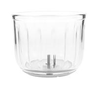 Bol en Verre de Remplacement pour Mixeur Bébé 0, 3 L | Verre Résistant à Chaleur, avec Patin Caoutchouc et Axe, pour Préparation et Stockage Cuisine