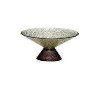 Bol en verre marron, taille M, rond - Hübsch, Bonbon - Ø15xH7 cm