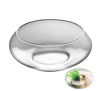 Bol en Verre pour - Vase Hydroponique Rond 25 Cm pour Nénuphars, Et Succulentes | Centre De Table Transparent pour Intérieur Extérieur Mariage Maison Aquarium Terrasse