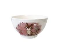 Bol Grès Chat et Souris - 480 ml - Blanc