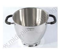 Bol inox pour robot Kenwood Cooking Chef KM075 - KW712872 KW713966 - Gris