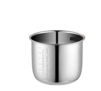 Bol Intérieur À Pression Électrique, 2l, 2,5 L, 4l, 5l, 6l, Revêtement De Cuisinière, Réservoir Multicuiseur For La Cuisson De La Soupe Et Du Porridge(4L stainless steel)