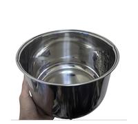 Bol intérieur en acier inoxydable for cuiseur à riz, compatible avec les modèles Zojirushi NS-WPC10 / NS-TSC10 et Tiger JBV-S10U JBV-A10U (5,5 tasses)