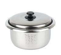 Bol Intérieur Épais En Acier Inoxydable 304 For Cuiseur À Riz, Compatible Avec Tristar RK-6111 RK-6126 [1 L]