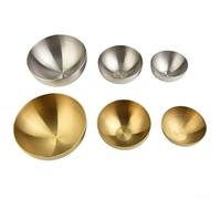 Bol isotherme en acier inoxydable pour soupe et salade, double paroi, matériau 304 résistant à la chaleur et aux rayures, convient pour un usage quotidien en cuisine (15 cm, argenté)