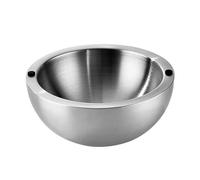 Bol Isotherme Pour Sauces - Bol Rafraîchisseur À Sauces | Service De Fête En Acier Inoxydable | Plateau Glacé En Acier Inoxydable | Bols Isotherme Pour Sauce, Guacamole, Salades, Poissons, Crevettes,