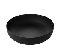 Alessi Jm17/29 BT - Panier Rond Design, Acier Coloré avec Résine Époxy et Décoration en Relief, Noir, 29 cm