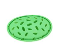 Bol Lent Rond en Silicone pour Chien et Chiot, Grand Modèle | Voyage, Aide à Ralentir L’ingestion, Limite L’engloutissement, Vert, pour Alimentation Canine Quotidienne