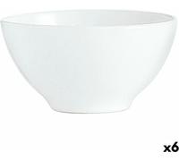 Bol Luminarc Blanc Petit Déjeuner Verre (500 ml) (6 pièces)