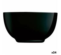 Bol Luminarc Diwali Noir Verre Verre Trempé (14,5 Cm) (24 Unités)