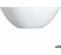 Bol Luminarc Harena polyvalent blanc verre (16 cm) (24 pièces)