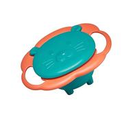Bol Magique pour bébé, Rotation à 360 Degrés, sans Déversement, Facile à Nettoyer, pour Bébés et Tout-petits, pour Garçons et Filles (GREEN)