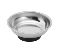 Bol magnétique pour pièces - Plateau à outils de 12,7 cm | Plat de rangement en acier inoxydable - La base magnétique puissante maintient les vis et les écrous en toute sécurité, idéal pour les