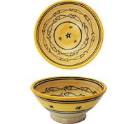 Bol marocain en céramique Bol Poisson Jaune