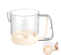 Bol mélangeur à poussoir manuel : design compact d'outil de cuisine, mécanisme d'agitation multifonctionnel, bol mélangeur manuel | Pour la création de sauce à fouetter