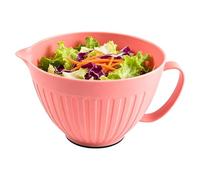 Bol mélangeur avec bec verseur, tasse à mesurer antidérapante et résistante à la chaleur - Bols mélangeurs de cuisine, cuisine, service, soupe, gâteau, œuf, sauce au chocolat, gaufré, beurre, bonbons