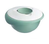 Westmark Bol de Mélange avec Couvercle Deux Parties, 2,5 L, Avec Verseur, Plastique, Blanc/vert menthe, 3153227M
