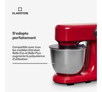 Bol mélangeur Bella Evo/Bella Pico | Acier inoxydable | 5 litres | 0,6 kg pâte | Compatible lave-vaisselle