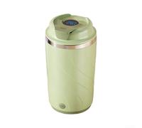 Bol mélangeur électrique en acier inoxydable 470 ml température LED (vert | Agitateur automatique, mélange parfait pour le café et les shakes, affichage de la température LED, capacité de 470 ml