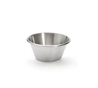 Bol mélangeur en acier inoxydable à fond plat de Buyer - 8 litres - Mélanger, remuer, fouetter, écraser et combiner - Compatible lave-vaisselle -