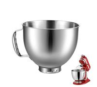 Bol Mélangeur En Acier Inoxydable - Compatible Avec KitchenAid - Bols Mélangeurs De Bureau À Tête Inclinable/verticale De 4,5 Et 5 Pintes