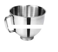 Bol Mélangeur En Acier Inoxydable, Compatible For KitchenAid, Compatible For Kesanyi, Accessoires Compatibles Avec La Machine Chef 4,5QT/5QT
