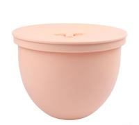 Bol mélangeur en silicone pour doublure, 25 cm, réutilisable | Pour un ajustement parfait de 25 cm, silicone réutilisable, empêche les déversements, compatible avec la tête inclinable