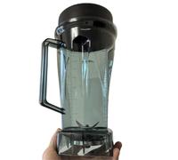 Bol Mélangeur For Mixeur JAU BL-1500, Remplacement De 2 000 ml, Couvercle De Couteau