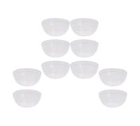 Bol Mélangeur Spa DIY Noël 30pcs PVC pour Masque Facial | Blanc Semi-transparent, Surface Antiadhésive, Format Portable, Usage Voyage et Spa à Domicile, sans Salissures