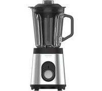Cecotec Mixeur-blender Power Black Titanium 1800MAX Inox,1800W Puissance Maximale, 6 Lames avec Revêtement en Titane Noir, Carafe de 1,5 L, 5 Vitesses + Fonction Pulse et Bouchon Distributeur