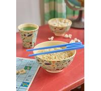 Bol moyen en mélamine SPORTS PRINT rice, 700 ml turquoise TU