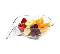 Bol Nettoyeur de Fruits,Égouttoir à Fruits Récipient Égouttoir à Riz | d'Outils de Cuisine avec Latéral pour Nettoyer Pâtes Légumes Préparation Repas Maison Restaurant Appartement,Maison Cam