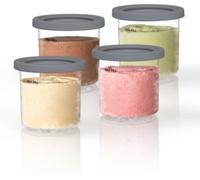 Lot de 4 pots avec couvercle coloré ¿ NC300EU