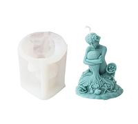 Bol océanique sirène en forme de bougie arthérapie gypsum plâtre outil pour la décoration en résine de sirène ne fait pas de DAWABLEIN en silence