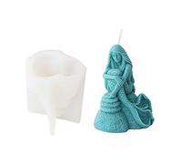 Bol océanique sirène en forme de bougie arthérapie gypsum plâtre outil pour la décoration en résine de sirène ne fait pas de DAWABLEIN en silence