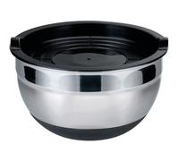 Bol pâtissier 24 cm inox silicone - BAUMALU - Intérieur gradué - Compatible lave-vaisselle