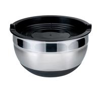 Bol pâtissier inox avec couvercle 22 cm - Baumalu - Argent - Inox G