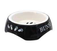 Bol PETITS ANIMAUX imprimé Lapin noir 15 cm 1 pc