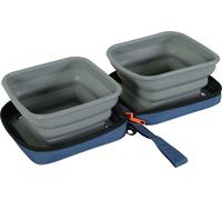 Bol pliable 2en1 BIVOUAK 2x700ml bleu Zolux