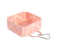 Bol pliable pour chien - Réservoir d'eau pliable - 500 ml - Avec poignée de transport compacte - Gobelet à boire en plein air - Interrupteur de randonnée pour chariot de randonnée