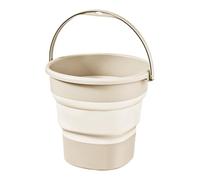 Bol pliable pour l'extérieur - Réservoir d'eau portable de 9 l - Bac compact pliable avec poignée - Récipient de voyage haute performance - Seau de rangement léger pour les poissons de randonnée