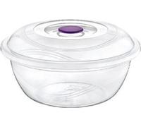Bol polyvalent avec couvercle, 6?l - convient pour aliments & lave-vaisselle Transparent