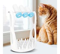 Bol Portable en Plastique pour Animaux de Compagnie, Bol d'alimentation Lente, Récipient Rotatif, Tasse Facilement, Cela Signifie Que Vous Comptez sur Lui pour Résister aux Chocs