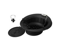 Bol portable en silicone pour le visage avec moniteur de température intégré et compartiment à glace pour une utilisation efficace des soins de la peau, bain de glace apaisant pour la peau